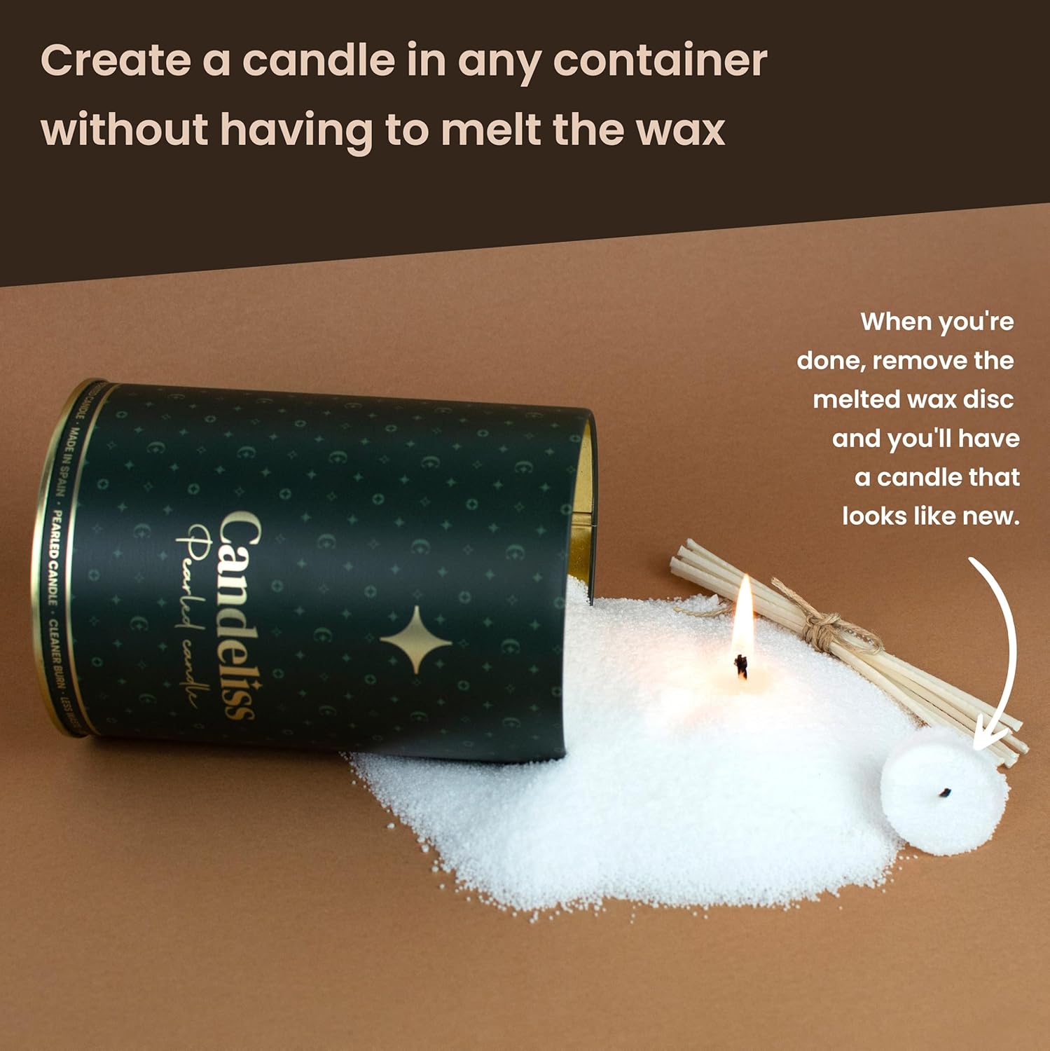 CANDELISS gyöngy gyertya részletes nézet