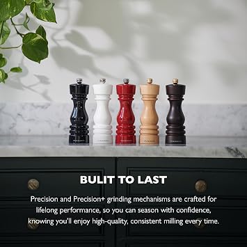 Cole & Mason London Salt & Pepper Mill Gift Set, 7'', Black Gloss
