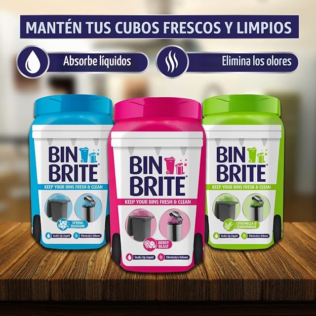 Foto 3 de 3 de Bin Brite 500 g neutralizador de olores citronela y citronela, (paquete de 1)