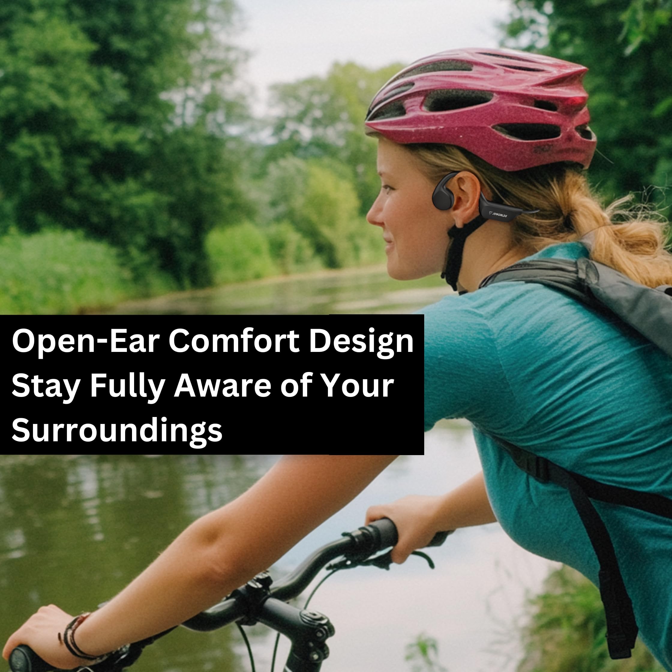 Auriculares de oído abierto inalámbricos Bluetooth, IP68, impermeables, conducción ósea, Bluetooth, auriculares inalámbricos Bluetooth, auriculares deportivos para correr nadar, 10 horas de