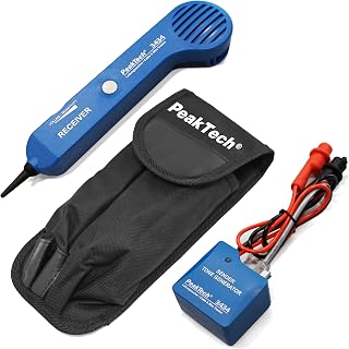 PeakTech P 3434 Leitungssuchgerät für Leitungen & Telefonkabel [3 Jahre Garantie] Leitungssucher mit...
