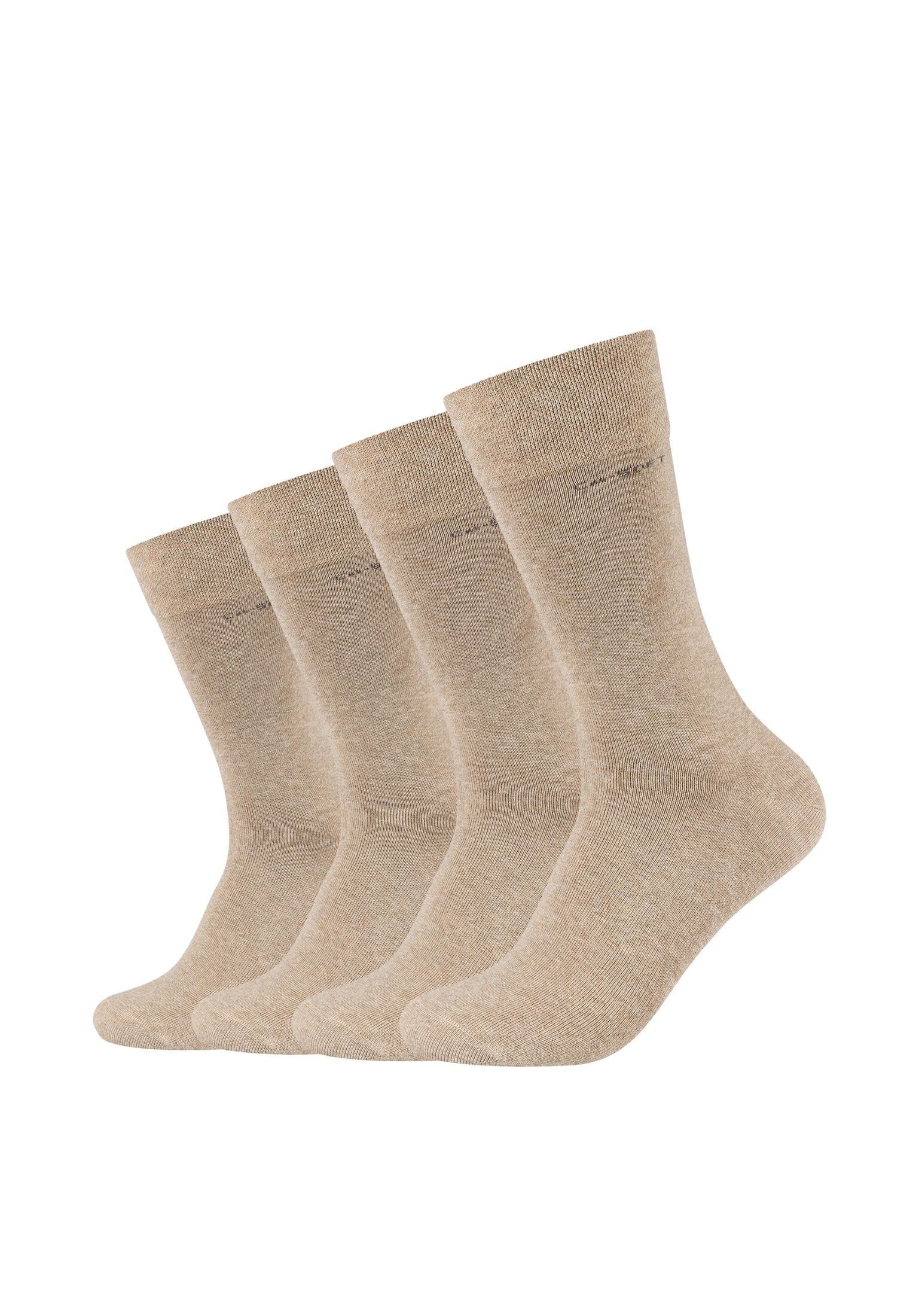 Camano Skarpety męskie (4 sztuki), beżowy (Sand Melange 8300), 43-46 EU