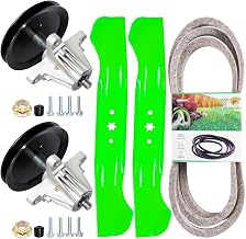 46 inch Mower Deck Rebuild Kit for MTD Craftsman T1600 T1900 Troy Bilt Bronco Horse XP 13AL78KT066 Lawn Mower Include 2 Spindle 618-06989 918-06989 2 Blade 742-04244 742-04290 1 Belt 754-04219