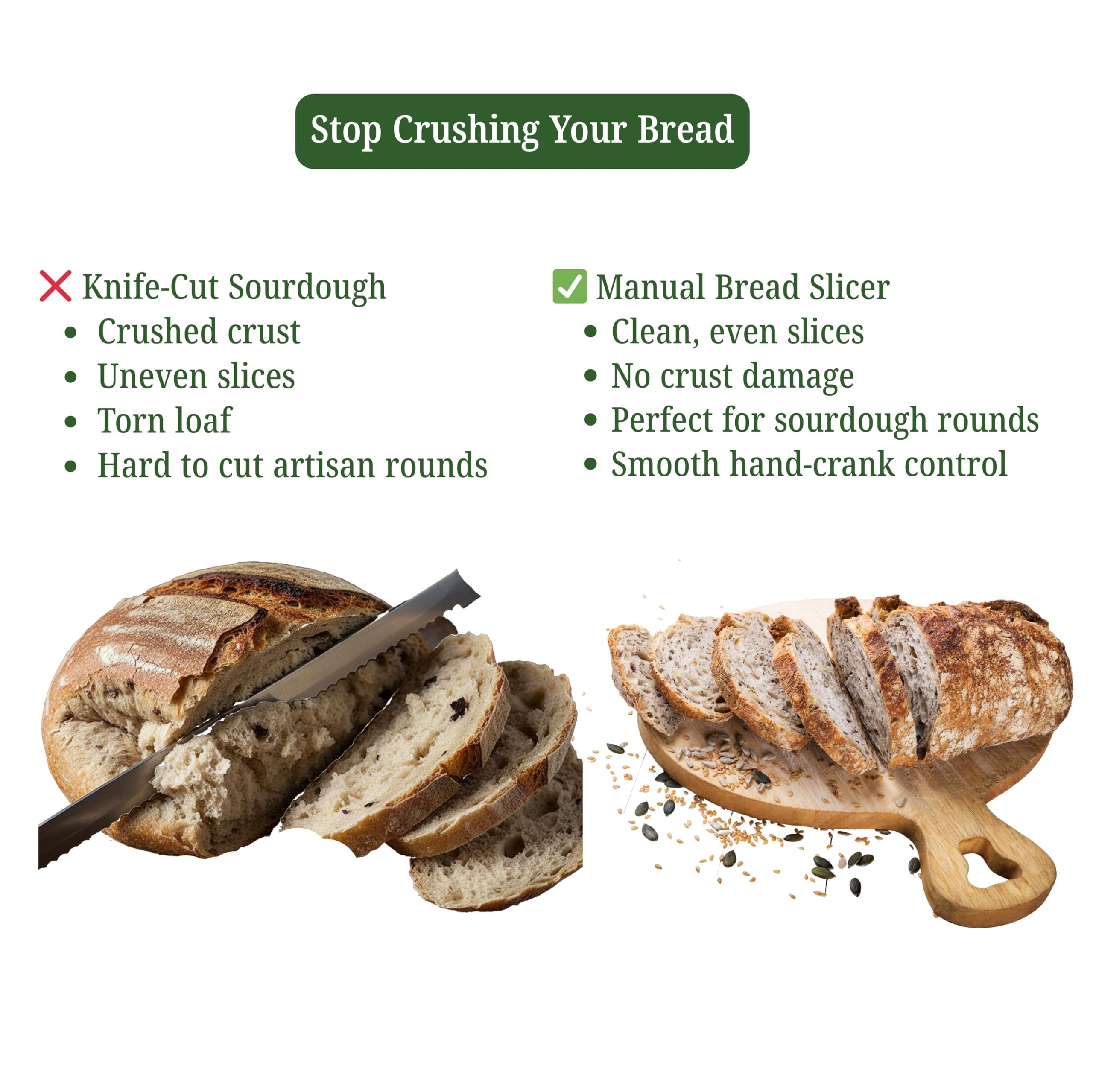 Manual Bread Slicer - Perfect Slices Every Time -4
