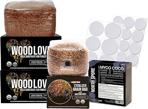North Spore Wood Lovr BoomrBin Monotub Refill Kit