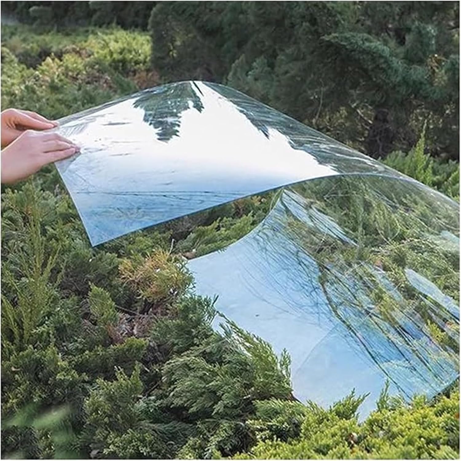 Acrylic Pergola Roofing Canopy Cover, Polycarbonate Plastic Sheet, 1.2/1.22mm, Pc Endurance Board, Greenhouse Roof Panels, for Patios/Roof/Carport, Easy to Cut & Bend, Custom(1.2x8m/3.9*26.2ft)