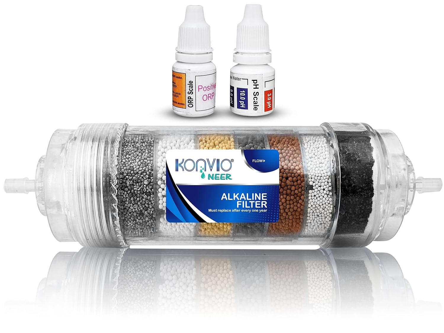 Konvio Neer Alkaline Filter Cartridge, Add Minerals Suitable RO Water Purifier (8 Inch – AAA Filter) Konvio Neer Alkaline Filter Cartridge, Add Minerals Suitable RO Water Purifier (8 Inch – AAA Filter)