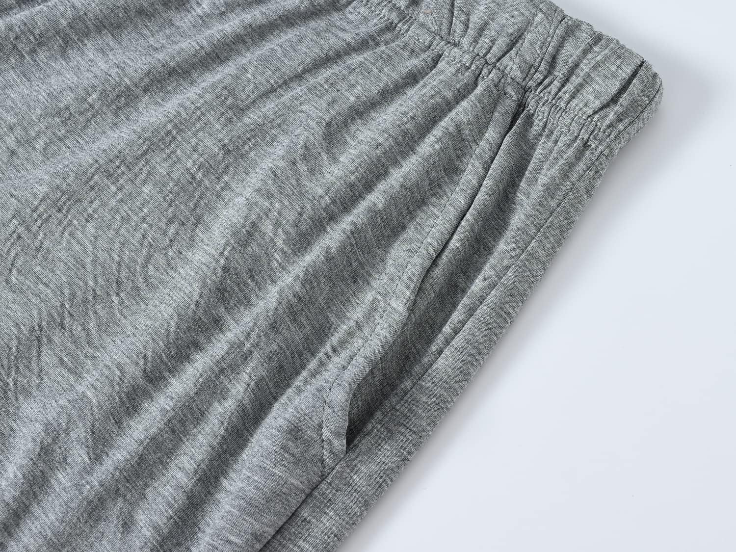Mens Soft Comfy Rayon Pajama Bottom Sleep Shorts Modal Lounge Wear Knit