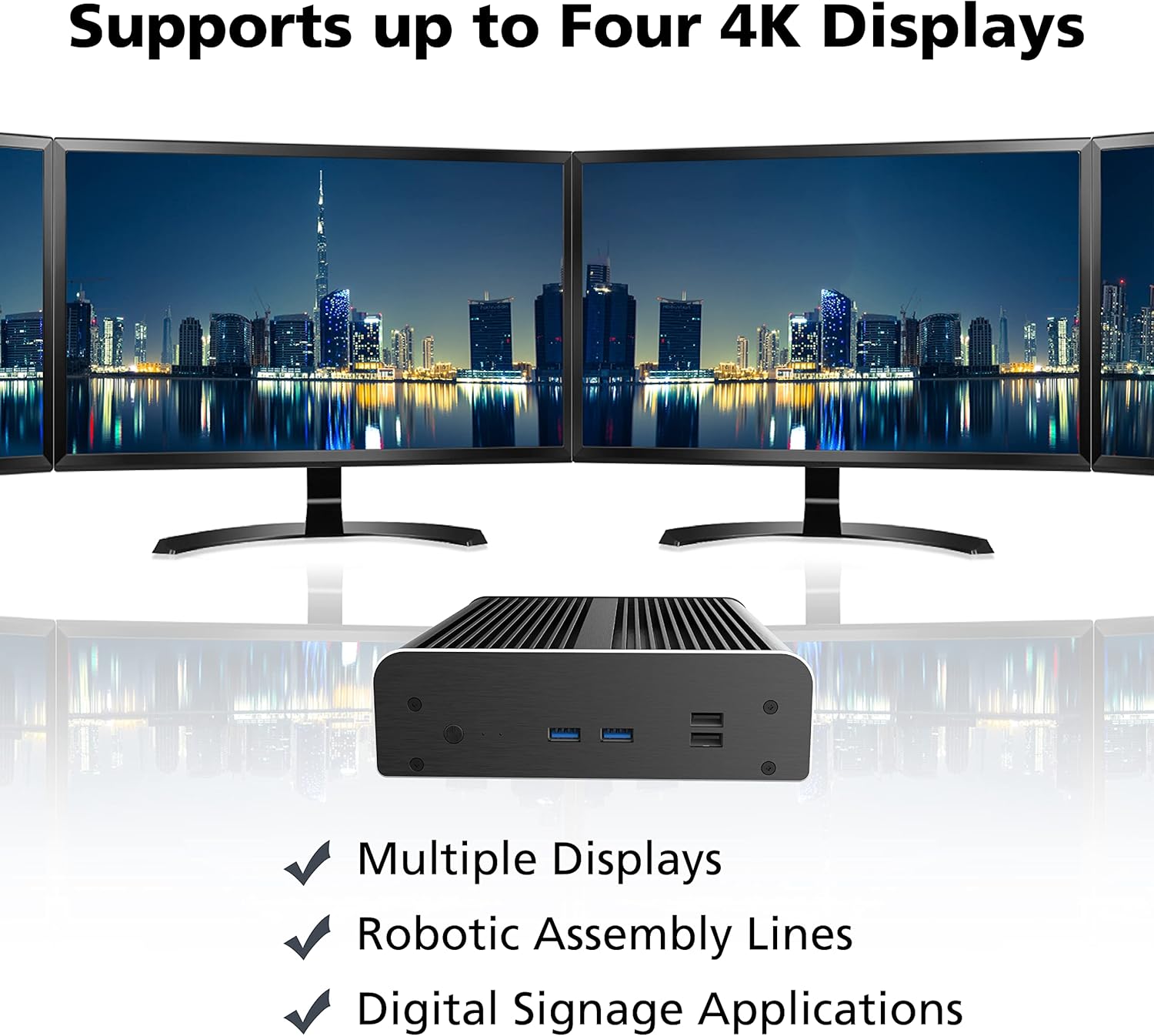 Akasa Newton TN, Designed for 12th & 11th Gen Intel® NUC Boards (Wall Street Canyon & Tiger Canyon), Aluminium Silent PC Case - Image 5