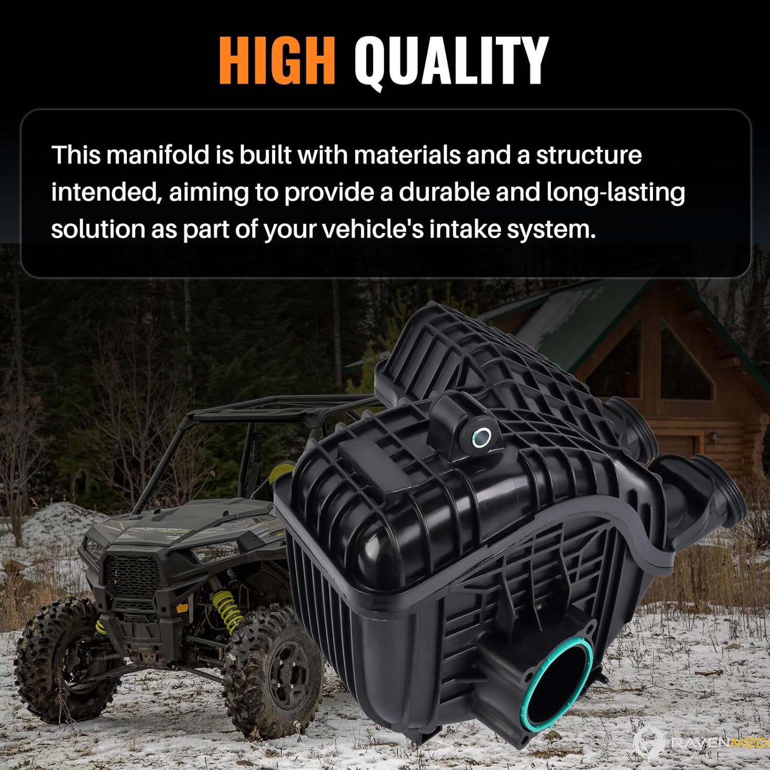 2207917 Intake Manifold Compatible with 2014-2018 Polaris RZR 900 S 900 1000 Ranger XP 900 1000 EPS General ACE Replace 1205773 1204698 1205667