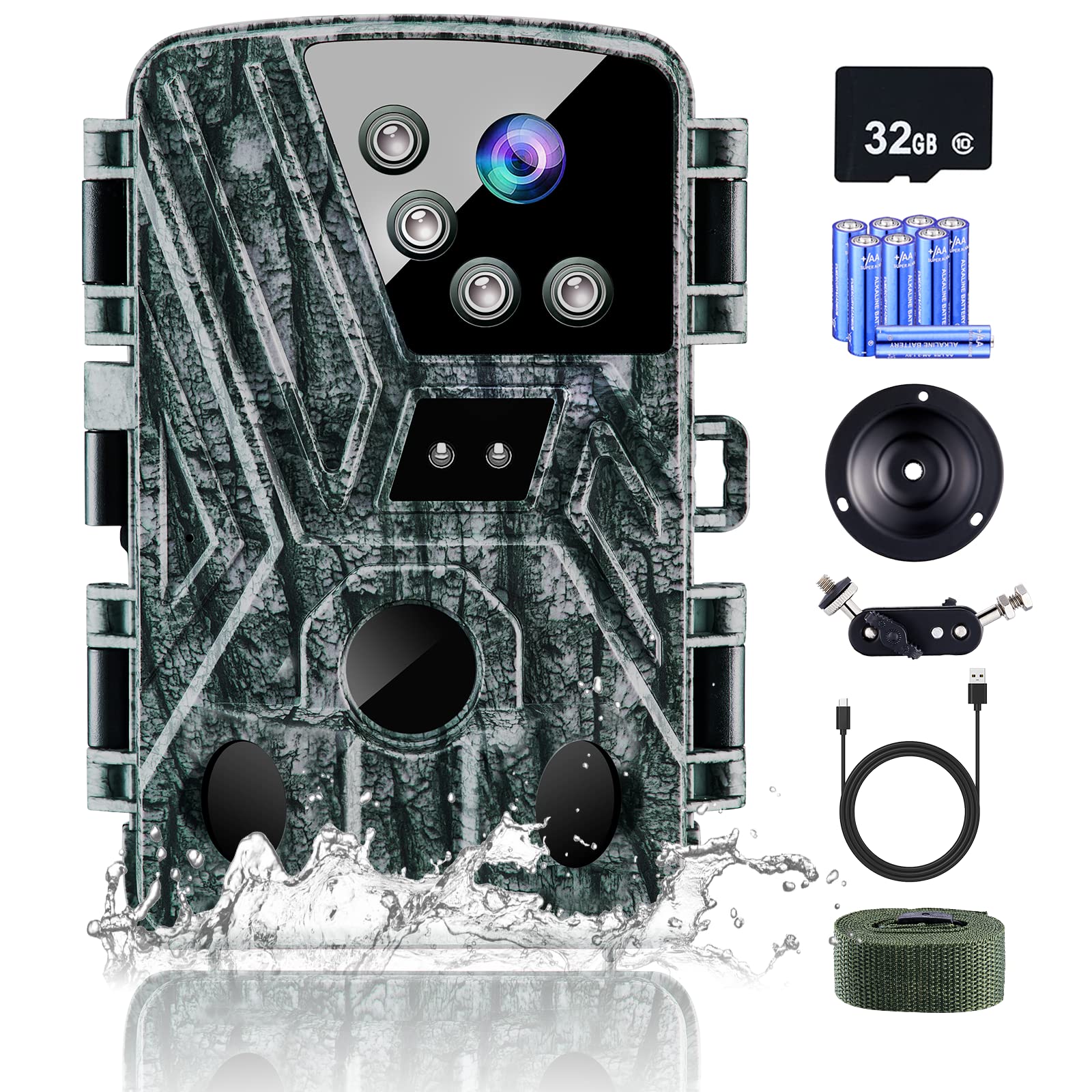 Snapklik.com : Game Camera, Ultra HD 4K Video, 32MP Photos, Waterproof
