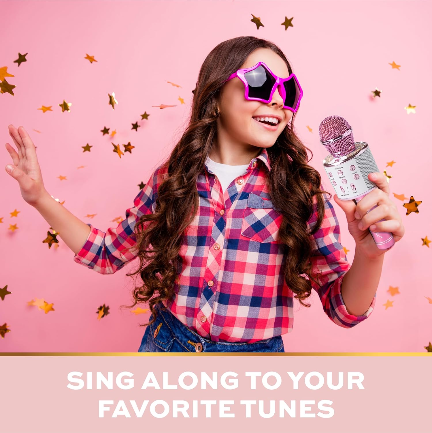 FAO Schwarz® Bluetooth® Karaoke Microphone with Vocal Effects