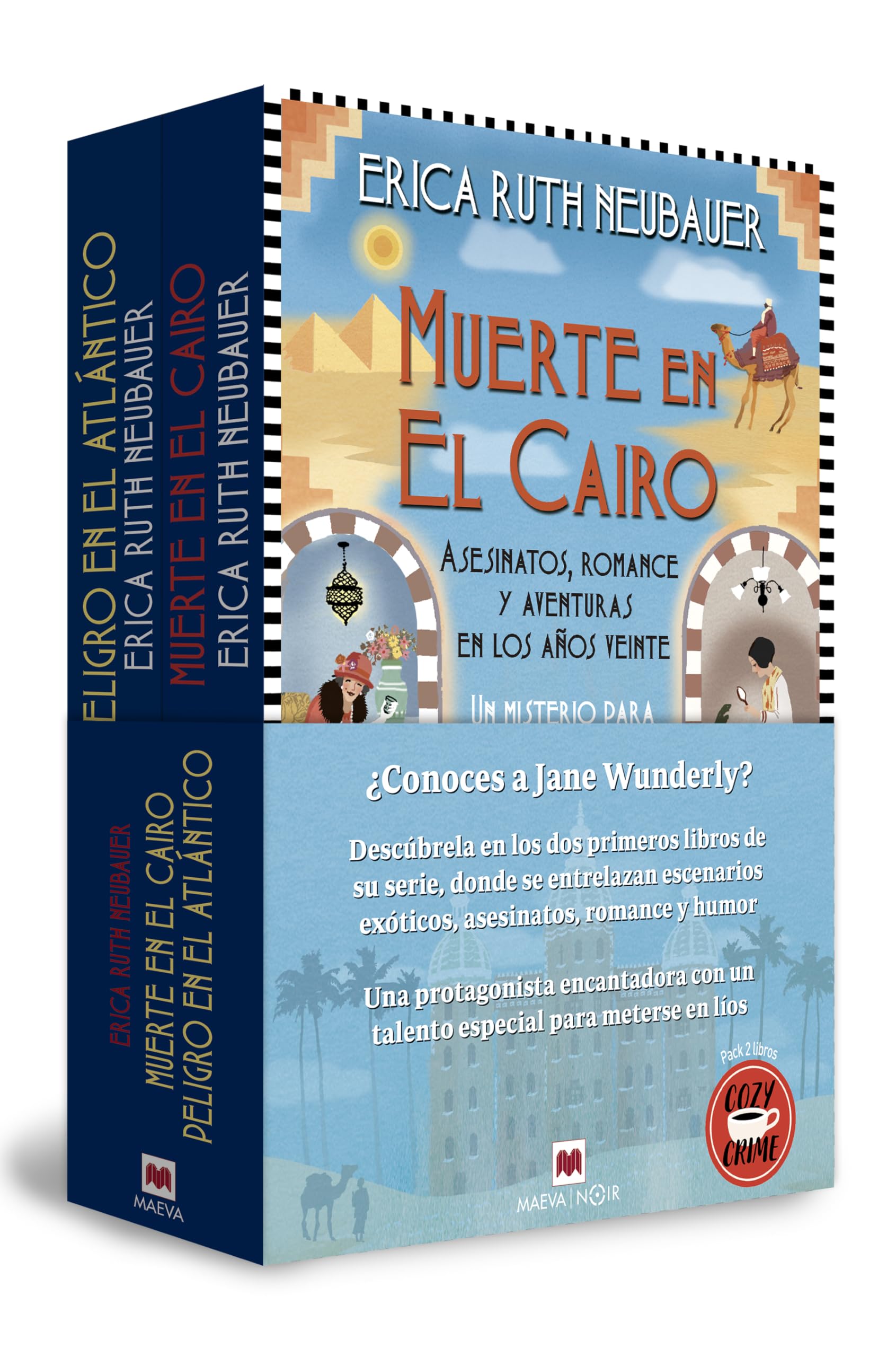 Pack Cozy Crime: Muerte en El Cairo Peligro en el Atlántico (MAEVA noir)