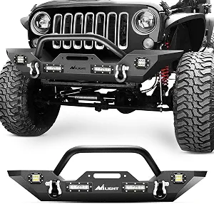 Nilight Front Bumper for Jeep Wrangler JK/JKU (2007-2018)