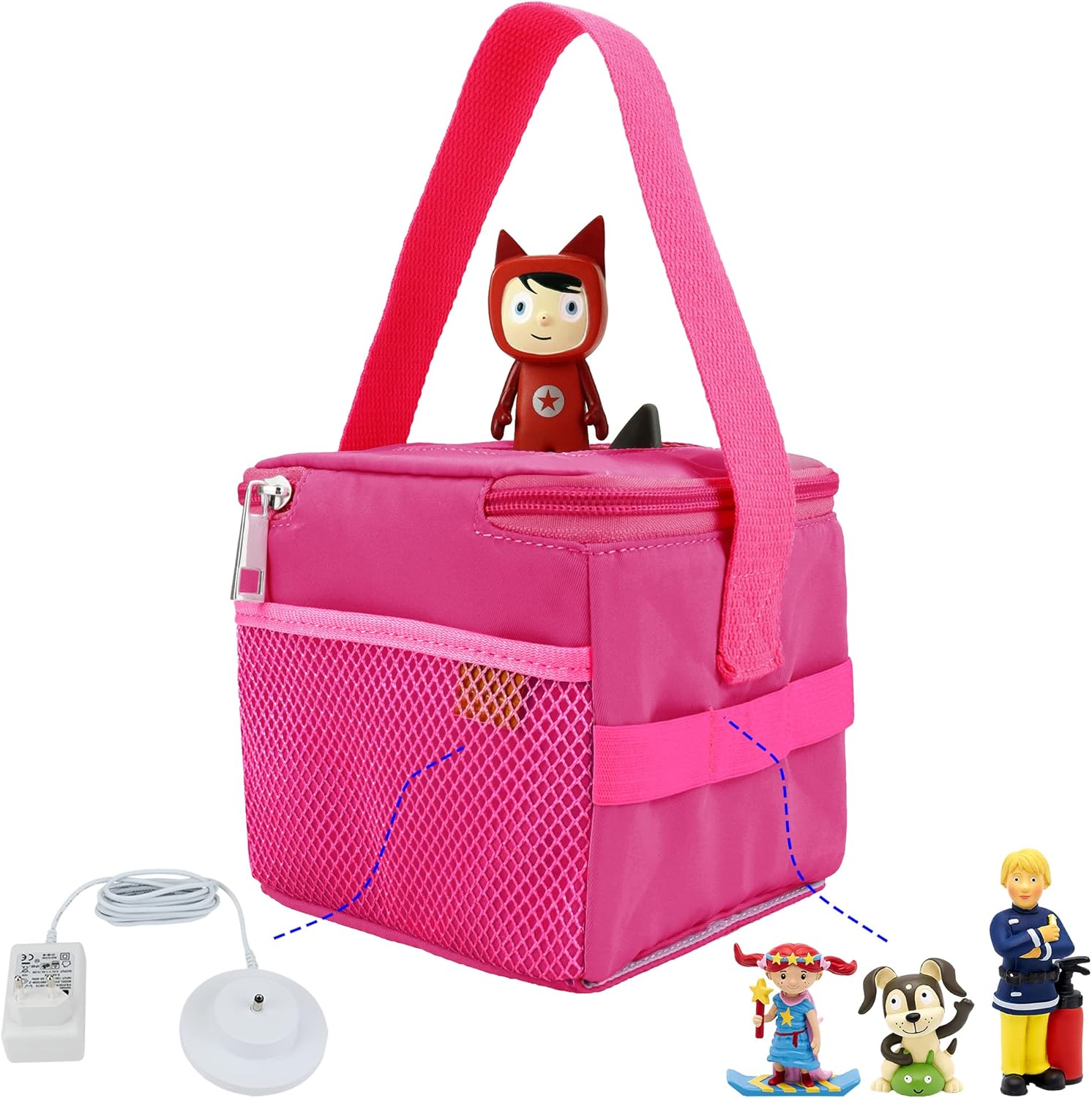 Annmore Carrying Case for Toniebox, Compatible with Version 1 and 2 Audio Player and Figures (Purple) - Image 3