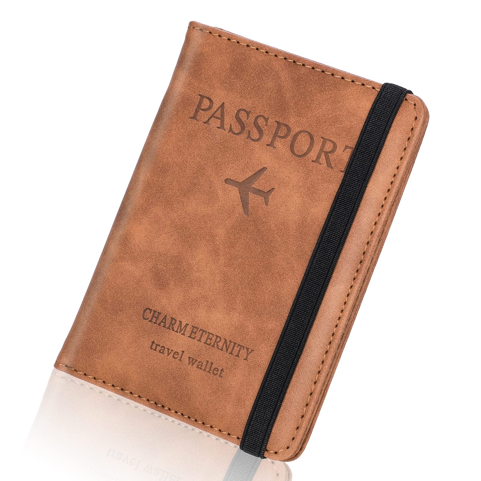 Custodia Passaporto Italiano JUSTSHOPPING CUSTODIA COVER PASSAPORTO Porta Passaporto PROTETTIVO - Viaggio - ITALIANO E UE Porta Documenti Uomo Donna Colore Casuale Cintura Porta Soldi - 6
