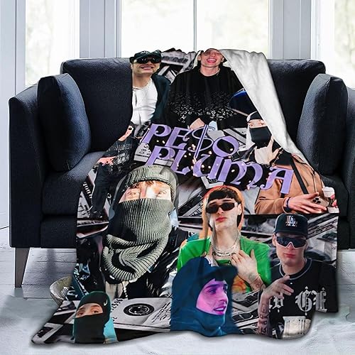 Manta de collage de música, manta de felpa súper suave para todas las estaciones, manta para dormitorio, cama, sala de estar, sofá de 60 x 50