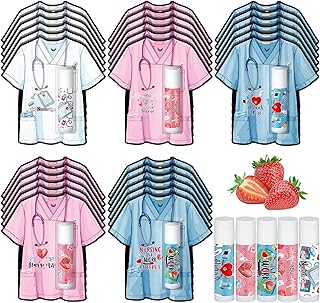 30 Pack Nurses Appreciation Gift Bulk Lip Balm Nurses Week Hospital Staff Team Thank You Gifts Best Nurse Ever Patient Access Week Presents Appreciation Party Favor for Coworker Midwife Women