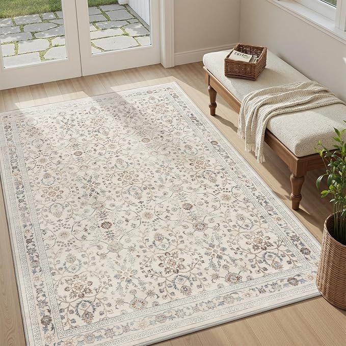 MontVoo-Vintage 2x10 Runner Rug-Soft Beige