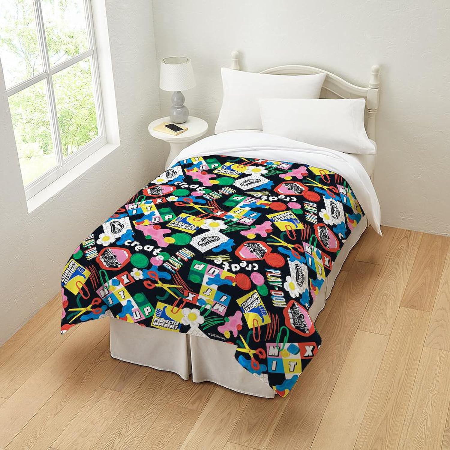CafePress Play Doh Create Twin Duvet Cover, Printed Comforter Cover, Unique Bedding, image 3