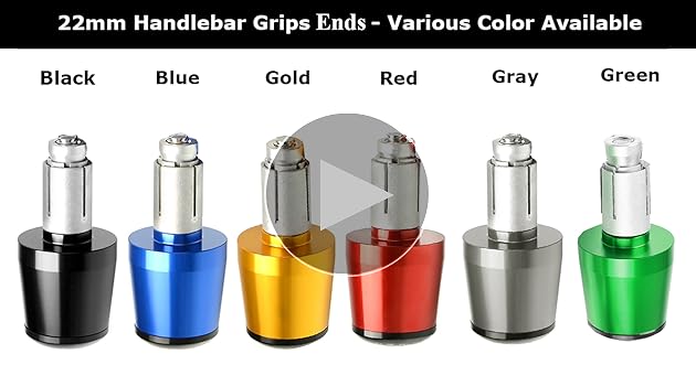 Tappi Manubrio Moto YZF Rosso - Contrappesi In Alluminio Per Yamaha R1/R3/R6 - Foto 11