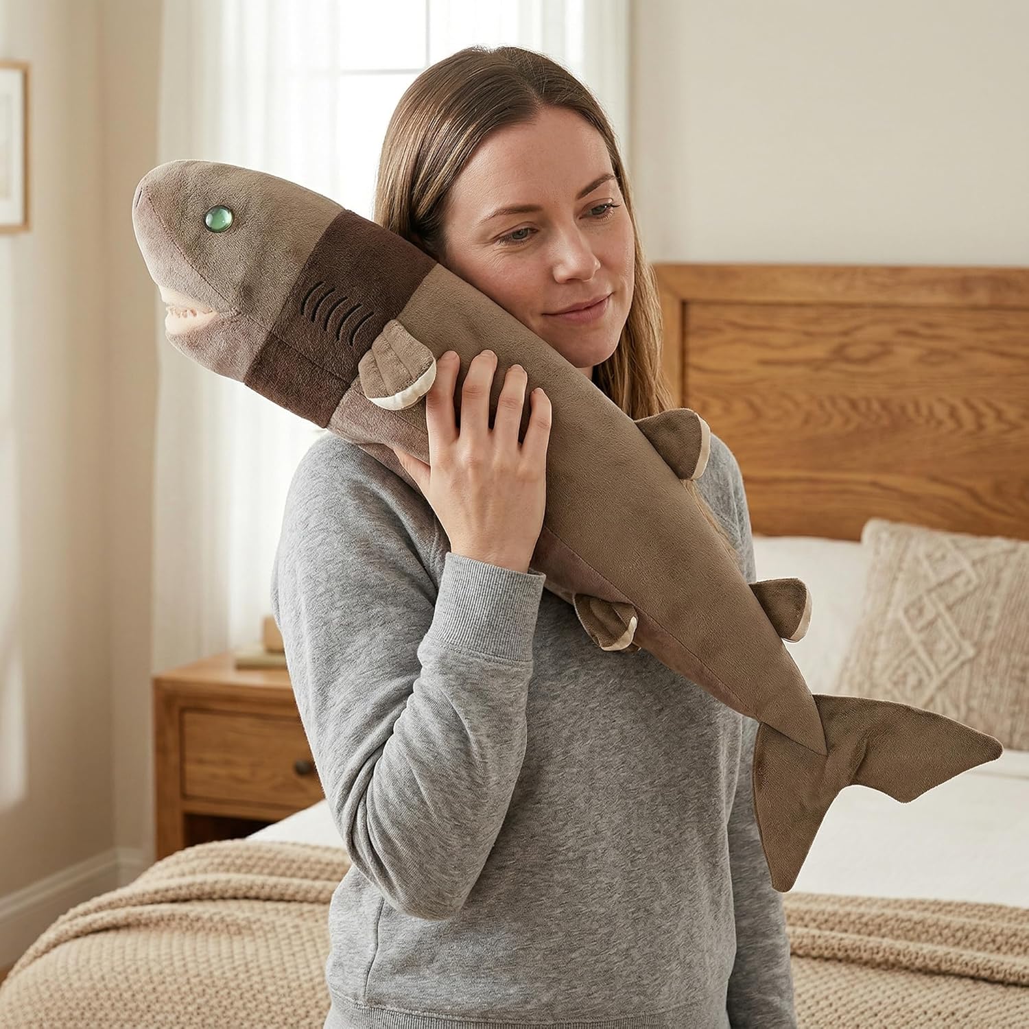 Cigar Shark Plush Toy - Lifelike Cigar Shark Stuffed Toys, Super Soft Sea Creatures Sharks Model Plush Toy Gift Collection for Kids