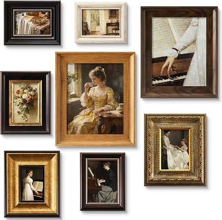 Amazon.com: ZXW Photo Wall Set, Retro Combination Photo Frame