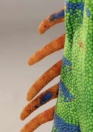 Toddler Green Iguana Costume for Kids with Jumpsuit and Headpiece | Lizard Reptile Halloween Animal Outfit