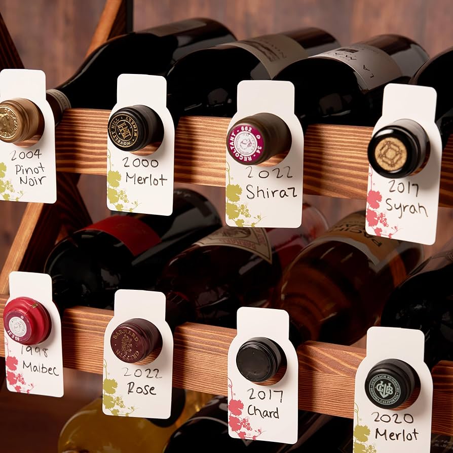 Amazon | True Vintner: ワインセラータグ ワインボトルネック