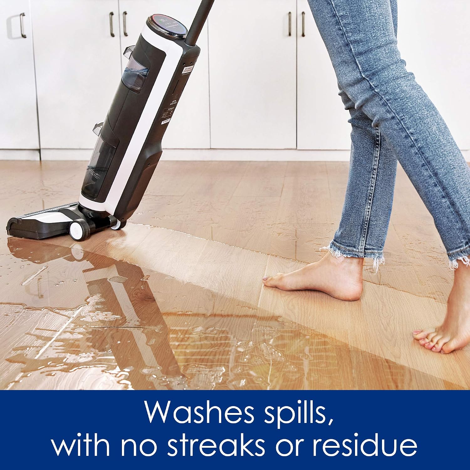 Tineco Floor ONE S3 Cordless Hardwood Floors Cleaner, Lightweight Wet Dry Vacuum Cleaners for Multi-Surface Cleaning with Smart Control System, view 3