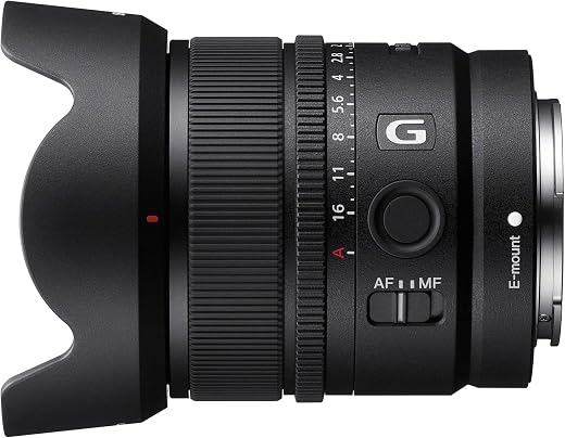 Sony E Mount E 15-Mm F1.4 G Aps-C Lens (Sel15F14G)|Wide Angle Prime Lens|Vlogging&Content Creation,Black