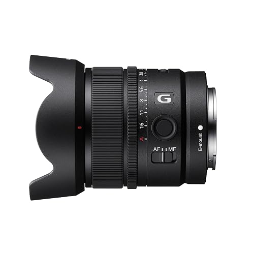 Sony 15mm f/1.4 G Series E-Mount Prime Lens for APS-C Mirrorless Cameras – Ideal for Landscapes, Vlogs, and Creative Perspectives - Single
