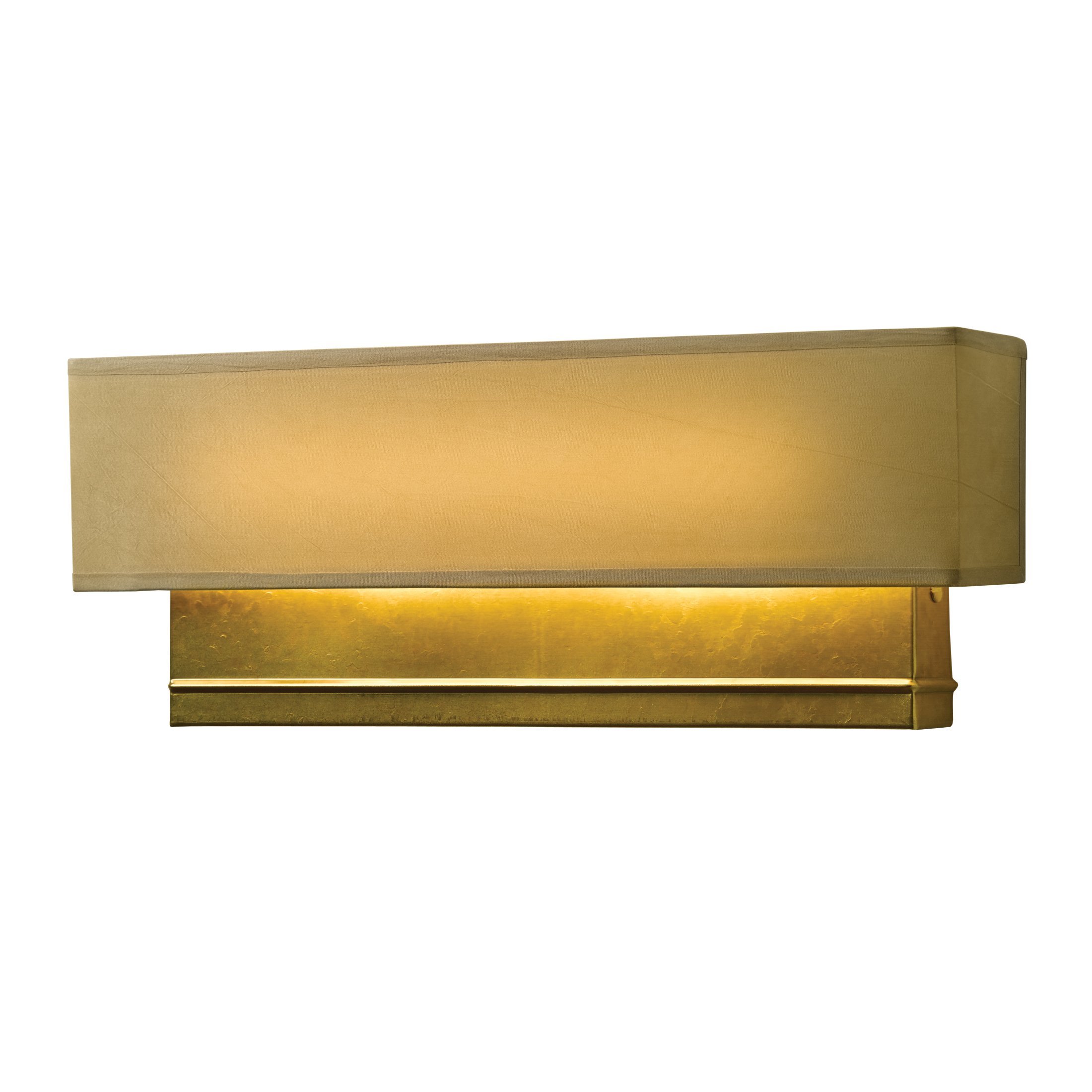 Hubbardton Forge 207630D-05-883 Crease Led Sconce, Natural Anna, Bronze
