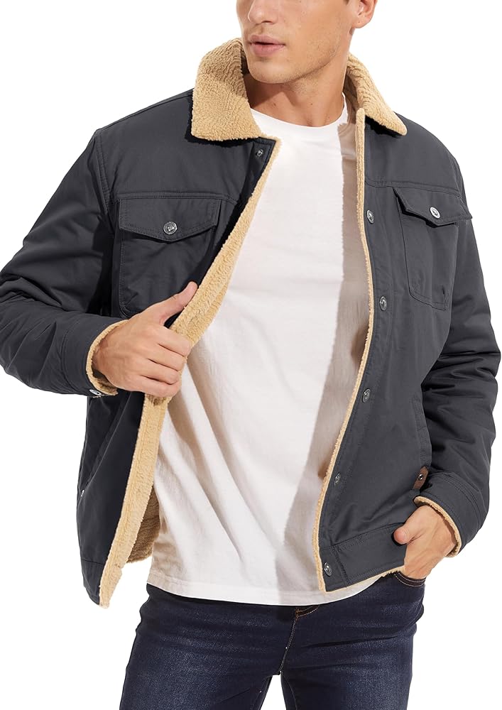 MAGCOMSEN Sweat à Capuche En Flanelle à Carreaux Pour Homme