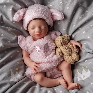 BABESIDE 16 Inch Silicone Baby Doll Weighted 4 Pounds,[NOT Vinyl] Realistic Baby Doll Girl Lifelike Reborn Baby Dolls Silicone Full Body Gift with Accessories for Kids 3+ & Collectors