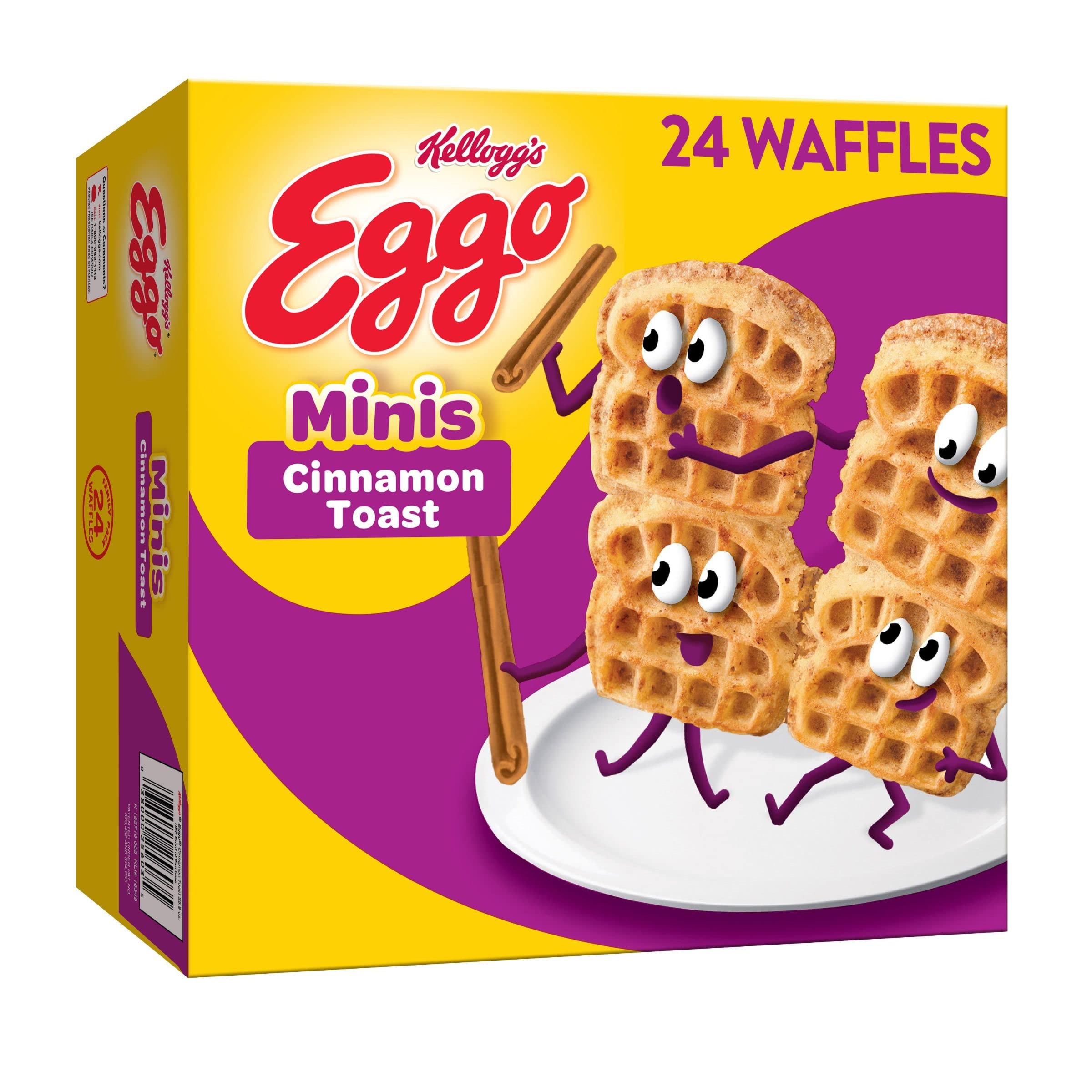 Buy Eggo Minis Frozen Waffle Bites, Frozen Breakfast, Breakfast Food