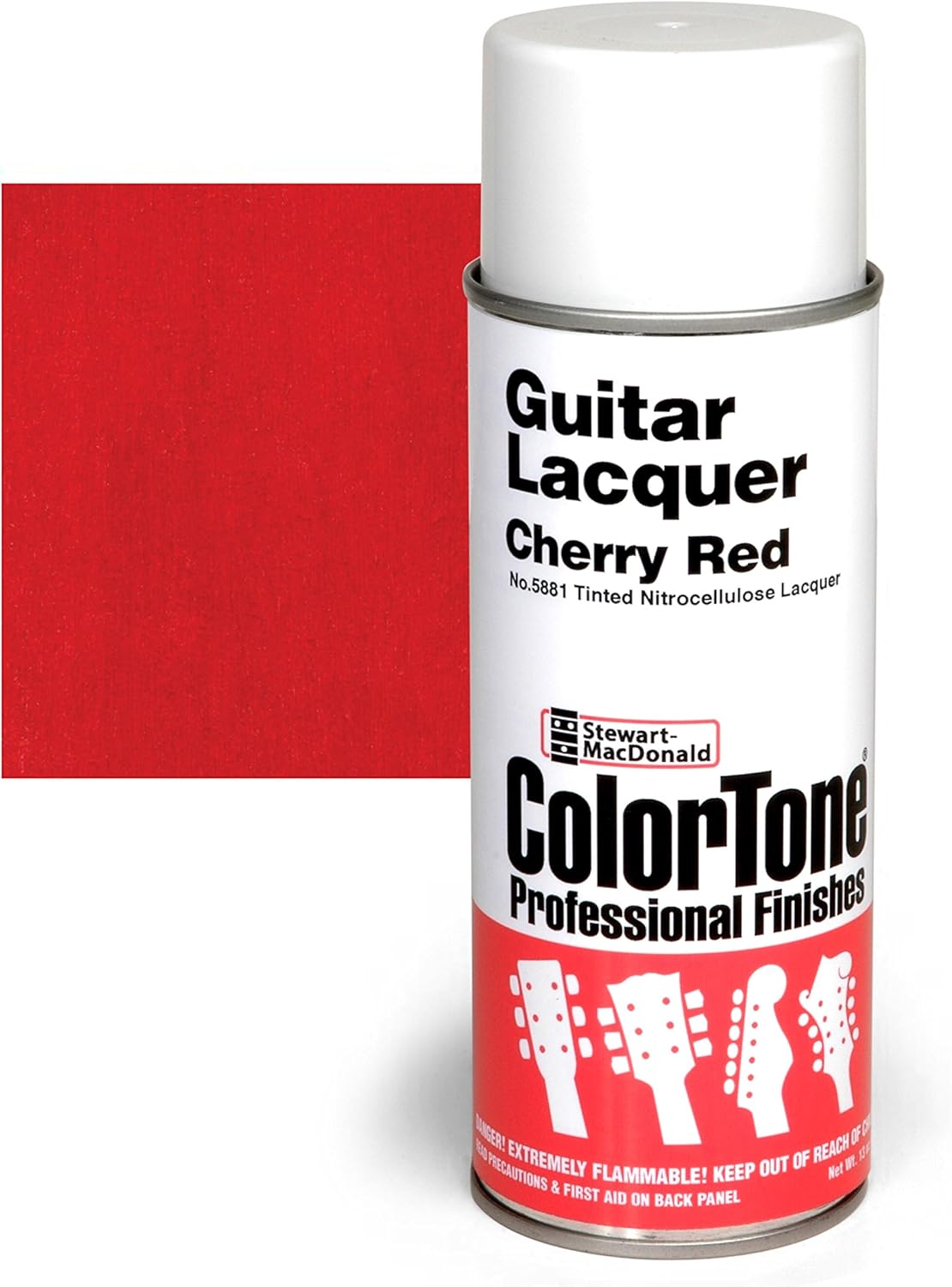 ColorTone Tinted Aerosol Guitar Lacquer – Cherry Red