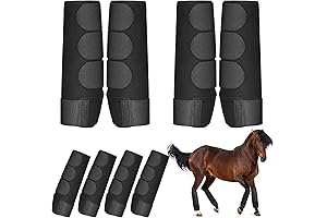 8 Piezas de Protectores para Caballos Reutilizables de Protección de Patas de...