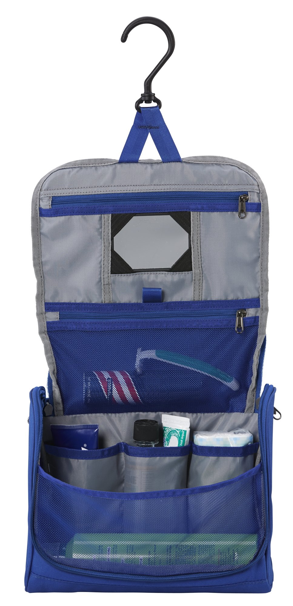 Eagle Creek Kulturbeutel Pack-It Original On Board Waschbeutel zum aufhängen I Organisation für die Reise und für Zuhause I Koffer- und Home Organizer, Blue Sea