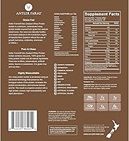 Vista 2 de Antler Farms - 100% aislado de proteína de suero de Nueva Zelanda alimentado con pasto, sabor a chocolate, 2 libras - Puro y limpio, 4 ingredientes