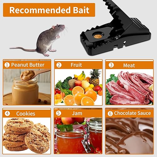 Miniatura 7 de Trampas para ratones en interiores para el hogar pequeña trampa para ratones para el interior de la casa - 12 unidades, juego fácil, trampa para