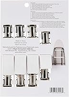 Vista 2 de Dritz Cuidado de la ropa 82446 Cubierta de tabla de planchado Sujetadores (4-cuenta)