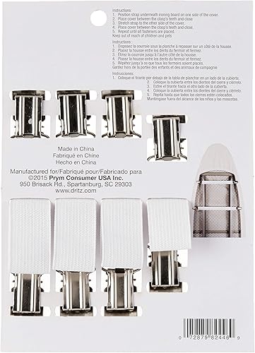 Miniatura 2 de Dritz Cuidado de la ropa 82446 Cubierta de tabla de planchado Sujetadores (4-cuenta)