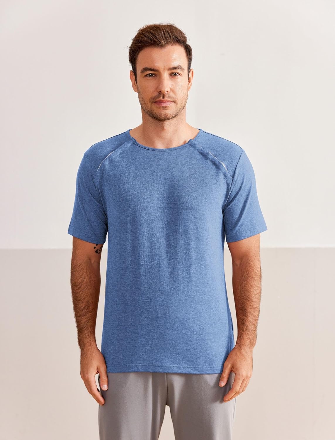 Dyeek Chemo for Shirt Port Access Chemotherapy Must Haves Tear Away Side Snap Short Sleeve Post Shoulder Surgery Shirts - Image 3