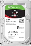 Seagate IronWolf Pro 6 To, Disque dur interne NAS HDD, CMR 3,5" SATA 6 Gbit/s, 256 Mo de mémoire cache, pour NAS RAID, services Rescue valables 3 ans (ST6000NE000) - 2