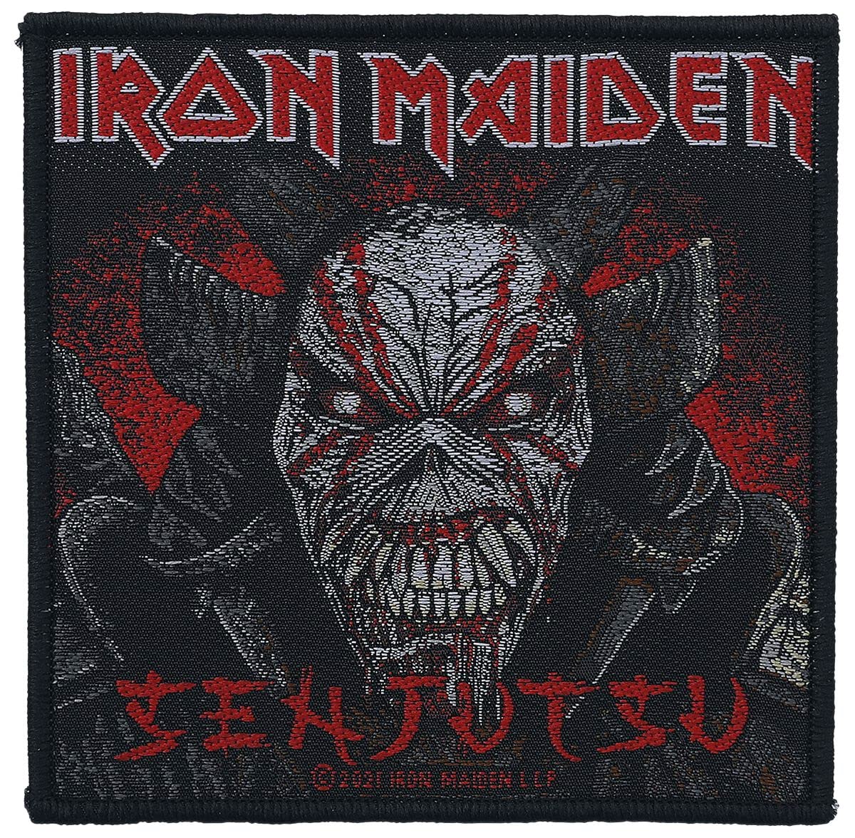 Iron Maiden Senjutsu Back Patch Black Woven