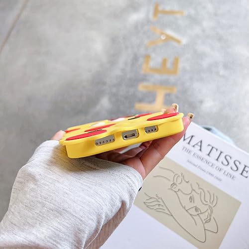 Miniatura 6 de Funda 3D de monstruo de pizza para iPhone 11 Pro Max, funda de silicona suave 3D para iPhone 11 Pro Max de 6.5 pulgadas (monstruo de Pizza)