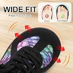 JOINFREE Women’s Mules Wide Fit Slip On Shoes Breathable Lightweight Walking Sneakers Comfortable Backless Shoes Casual Mule Sneakers with Removable Insole