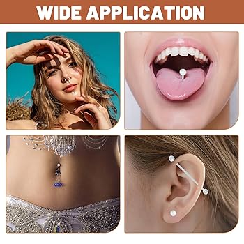 Achat Bijou Piercing Barbell à Tige Bioflex Et Boules En Acier