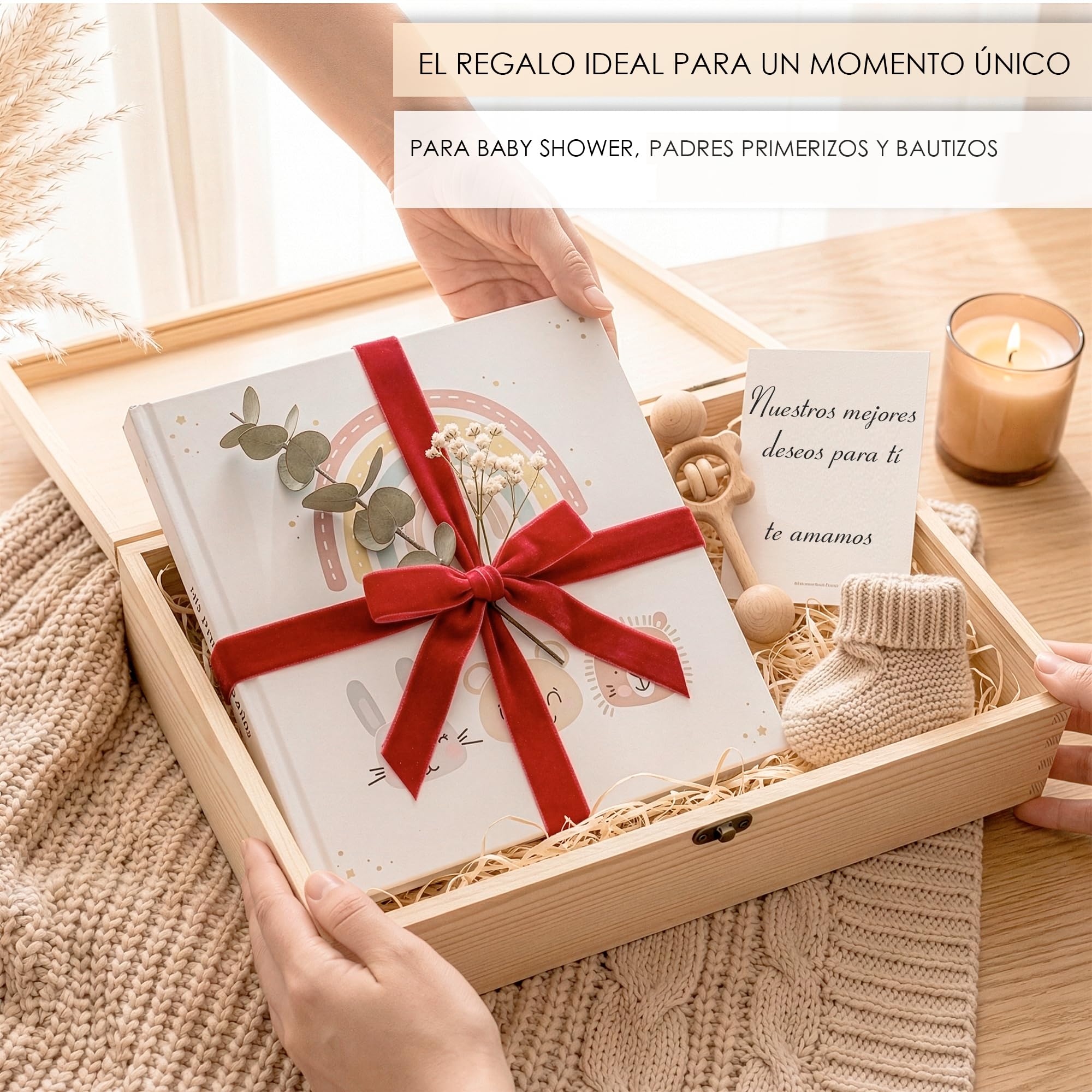 Baby photo album | Save the first ultrasound, points weight, height | Do not forget anything from pregnancy to 5 years | Ideal gift for parents and newborns | 98 p 160 g. — view 5